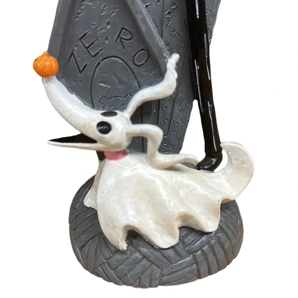Disney Nightmare Before Christmas Jack Skellington w/Zero Resin Statue Figure